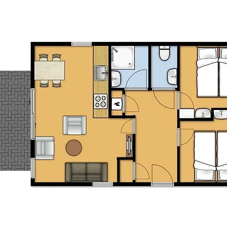 Rcn Vakantiepark De Schotsman Appartement De Caisson Kamperland Exterior photo